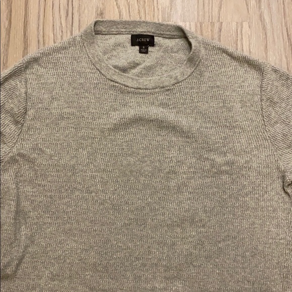 J Crew Cotton Thermal Knit Crewneck Sweater - Picture 3 of 4